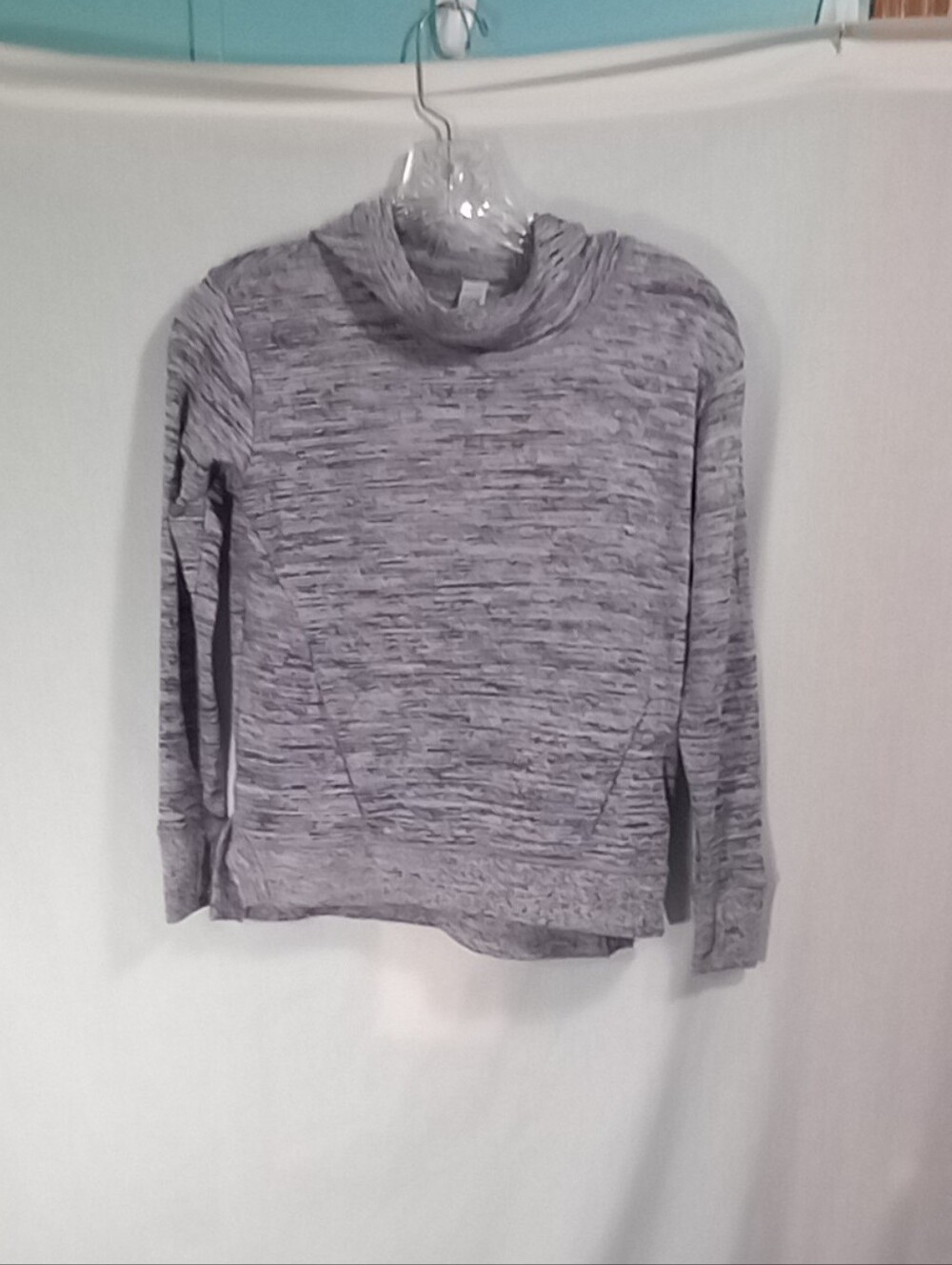 Athleta Girl Gray Hooded Sweatshirt Size M